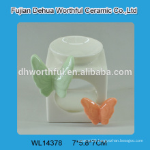 Wholesale bulk oil burners,decorative oil burners,ceramic oil burner with butterfly design